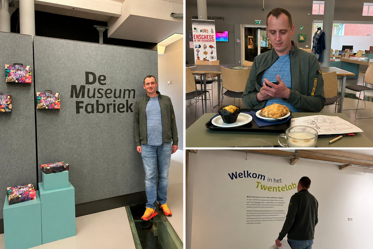 Bij aankomst werden Daniël en zijn begeleider vriendelijk ontvangen. De medewerkers namen rustig de tijd om uit te leggen hoe het museum werkt.